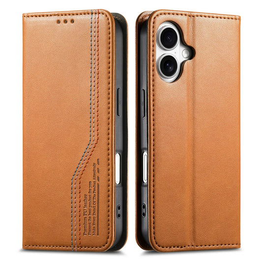 Vintage Leather Card Slot Flip Wallet iPhone Case