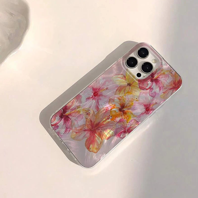 Cute Daisy Blossom Print iPhone Soft Cover