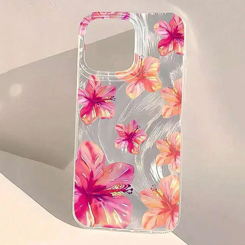 Cute Daisy Blossom Print iPhone Soft Cover