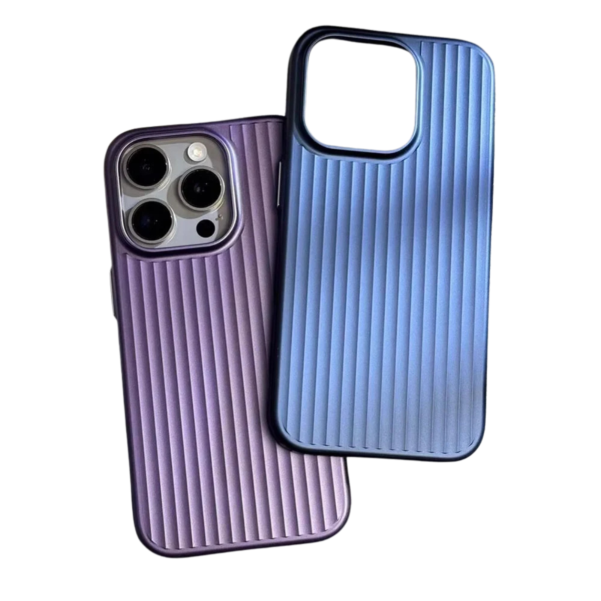 Elegante funda rígida para iPhone, de estilo empresarial y anticaídas