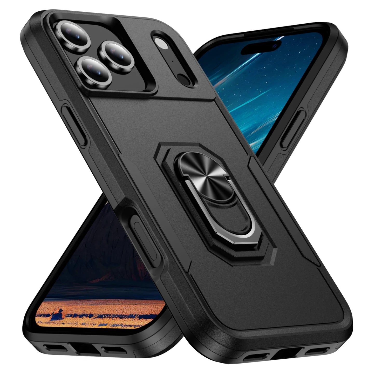 Military Grade Armor Case with Metal Kickstand