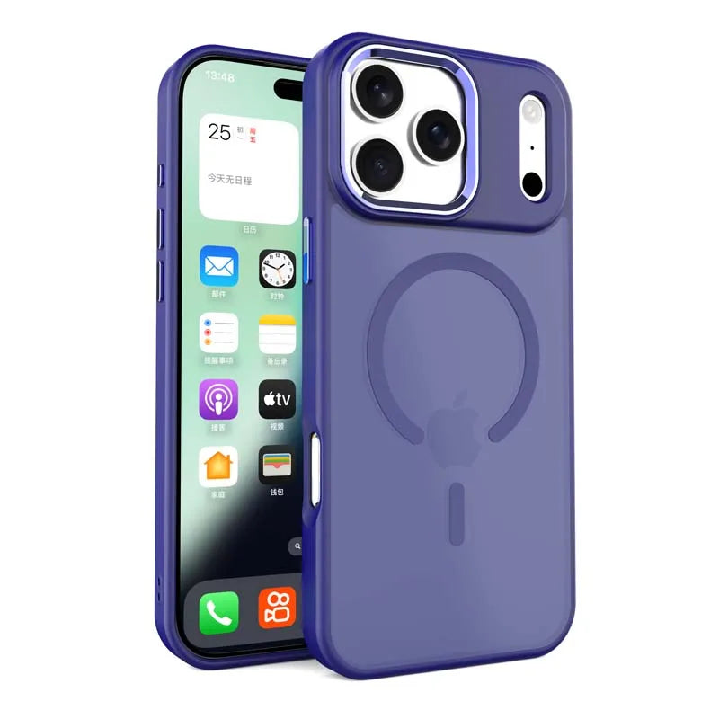 Slim Skin-Touch MagSafe Magnetic Shockproof iPhone Case