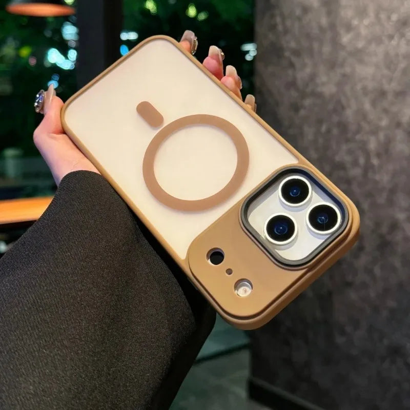 Elegant Matte MagSafe Soft Bumper iPhone Case