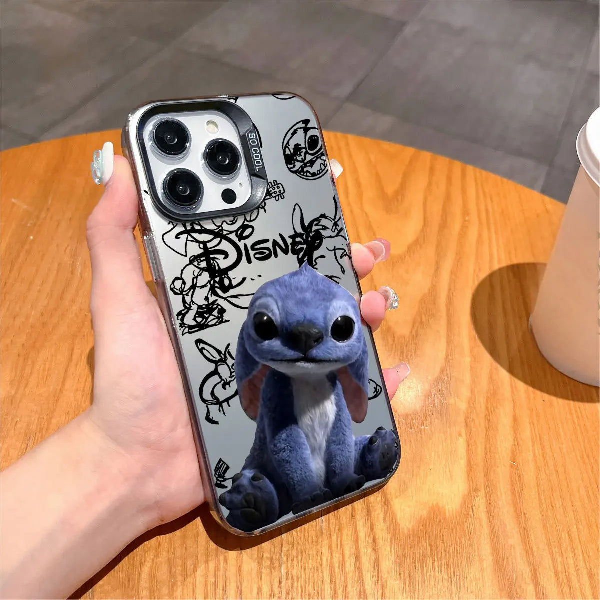 Funny Stitch Movie-Inspired Matte iPhone Cover