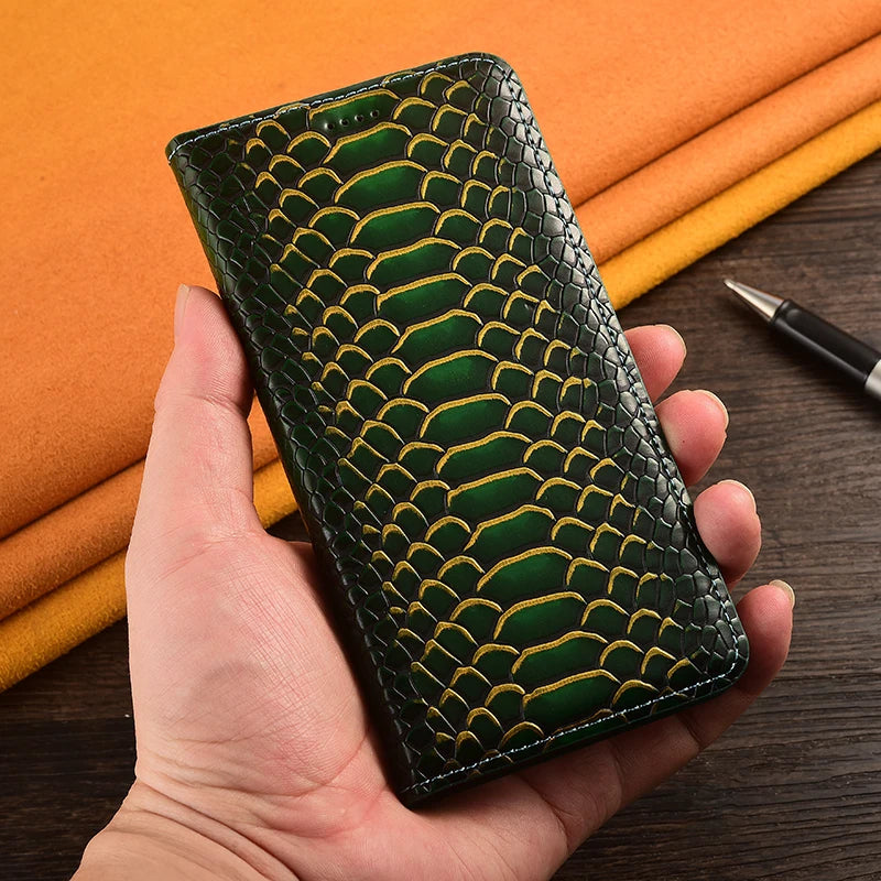 Premium Magnetic Shockproof Python iPhone Case