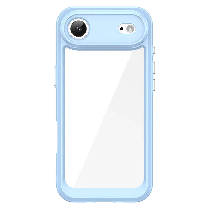 Slim Transparent iPhone Case with Shockproof Edges