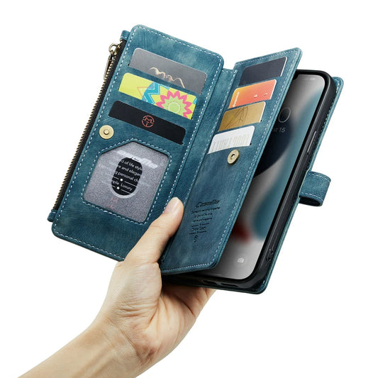 Premium Leather Wallet Case for iPhone – Magnetic Closure