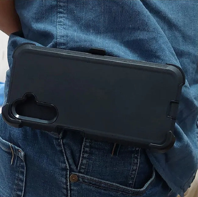 Tough Shockproof Defender iPhone Belt Clip Case