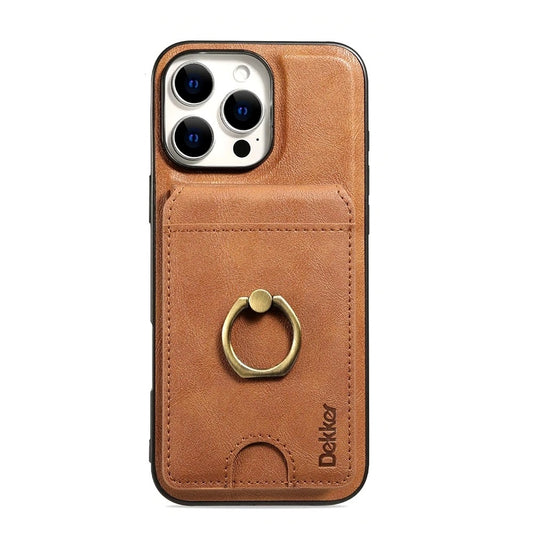 Wireless Charging Leather iPhone Cover with Stand