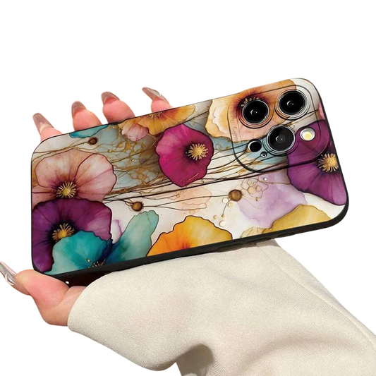 Elegant Vintage Floral Pattern Matte iPhone Cover