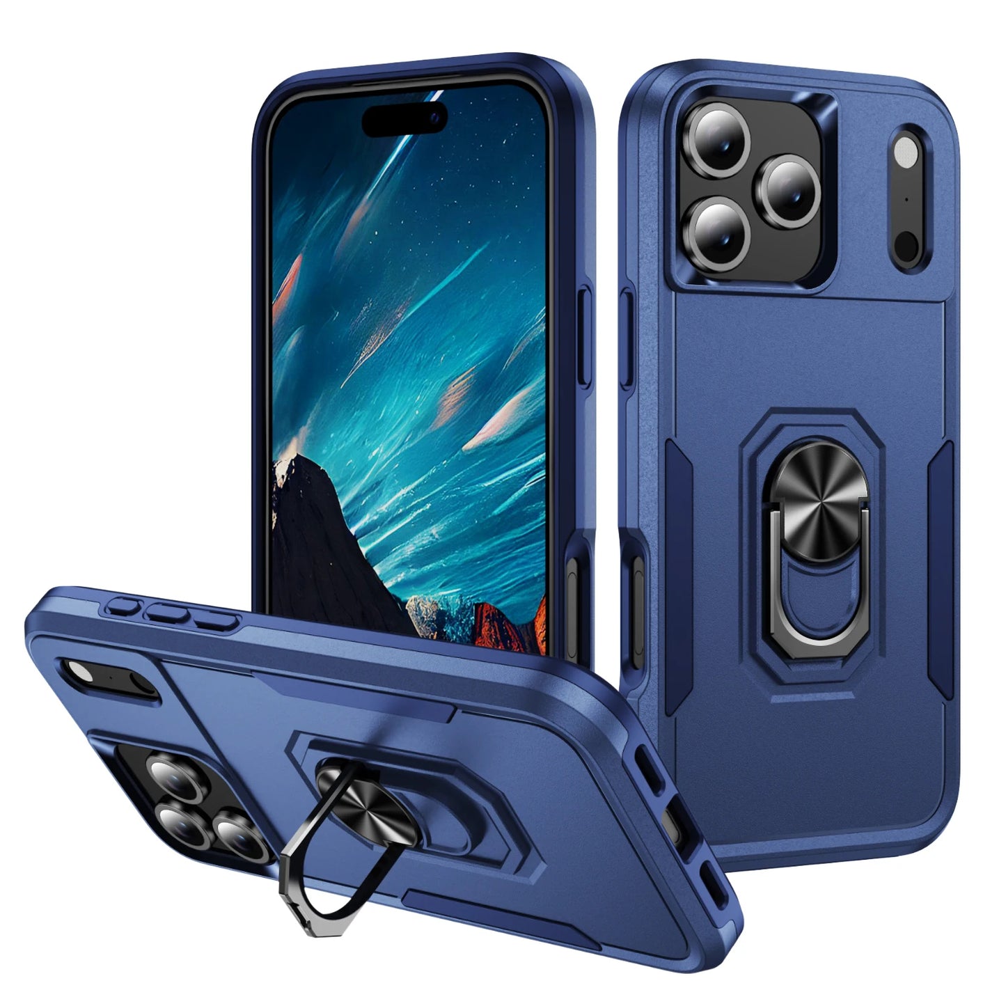 Military Grade Armor Case with Metal Kickstand