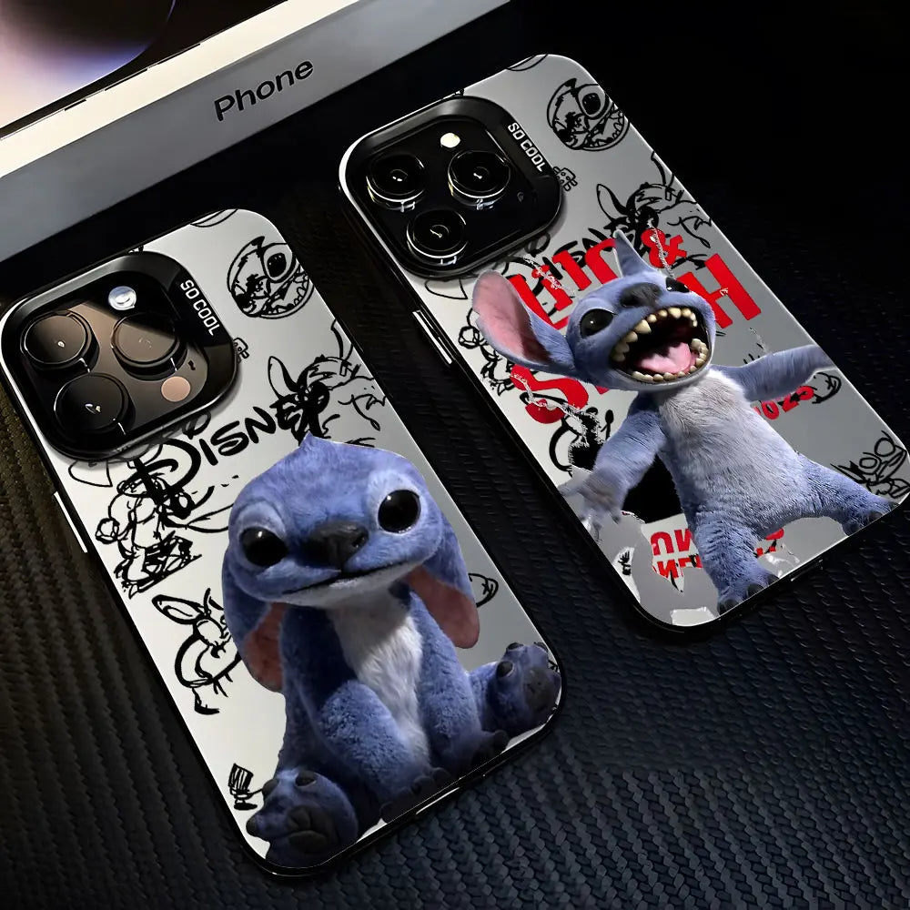 Funny Stitch Movie-Inspired Matte iPhone Cover