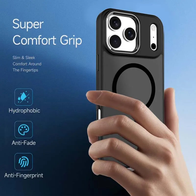 Slim Skin-Touch MagSafe Magnetic Shockproof iPhone Case