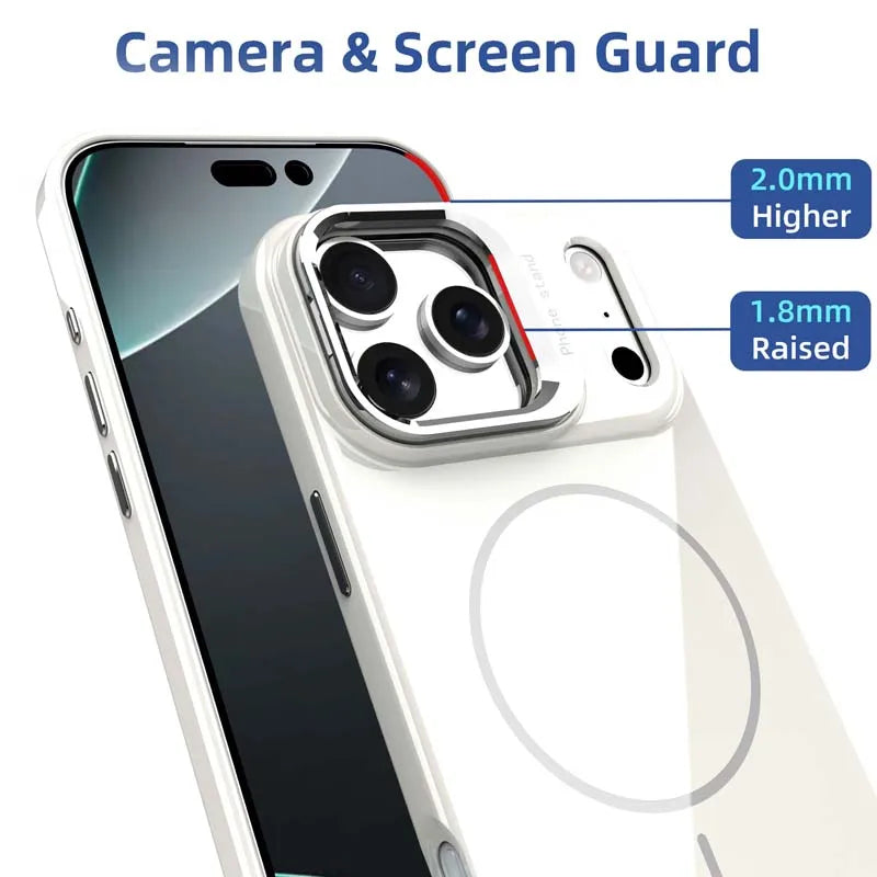 Silicone MagSafe iPhone Case with Lens Protecter