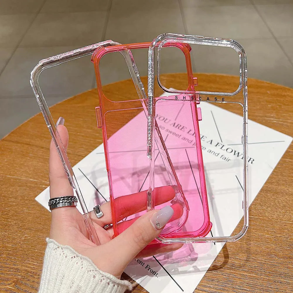 Clear Soft Armor Case with Airbags iPhone