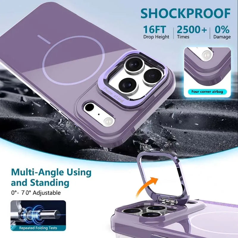 Silicone MagSafe iPhone Case with Lens Protecter