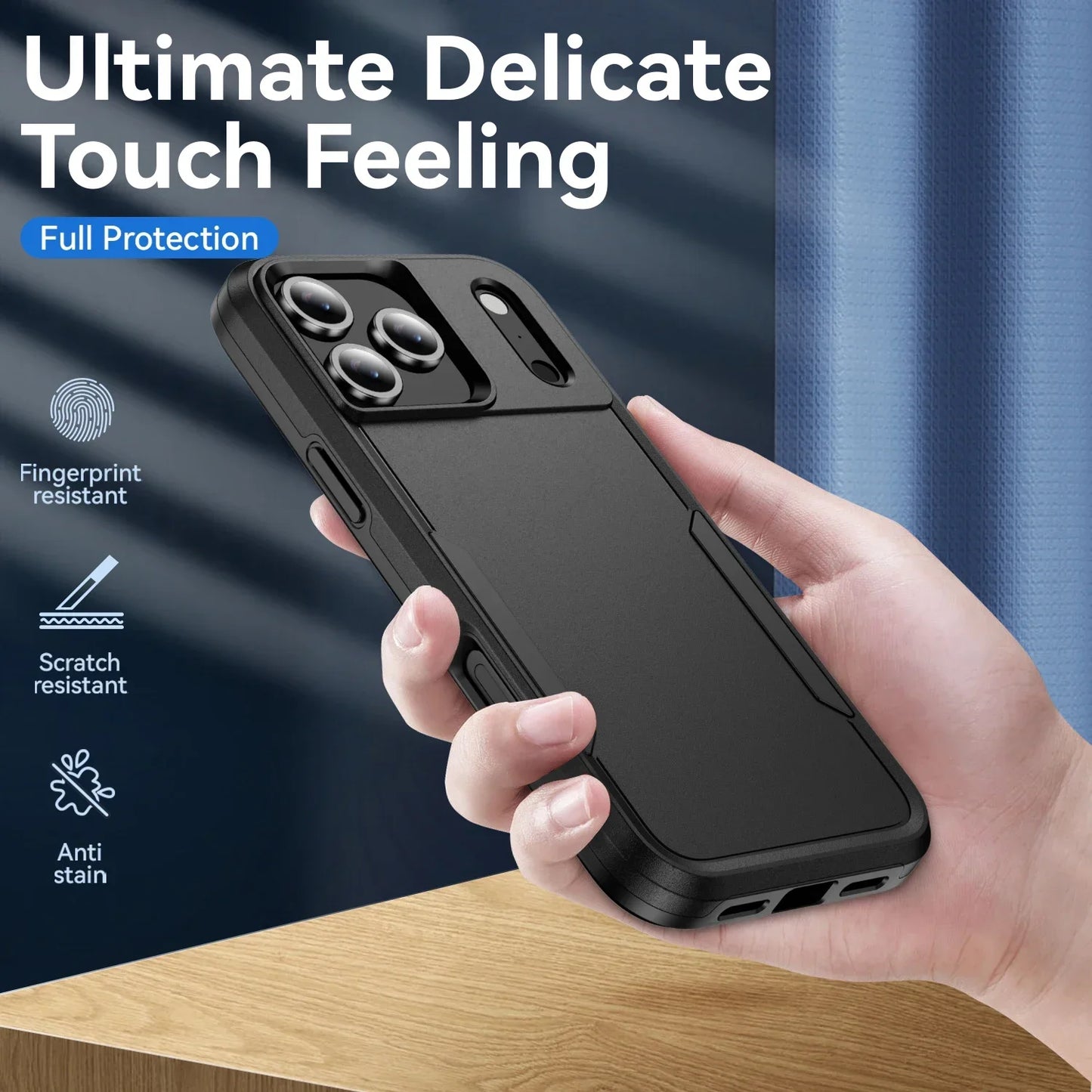 Military Grade Anti-Shock Armor Case for iPhone