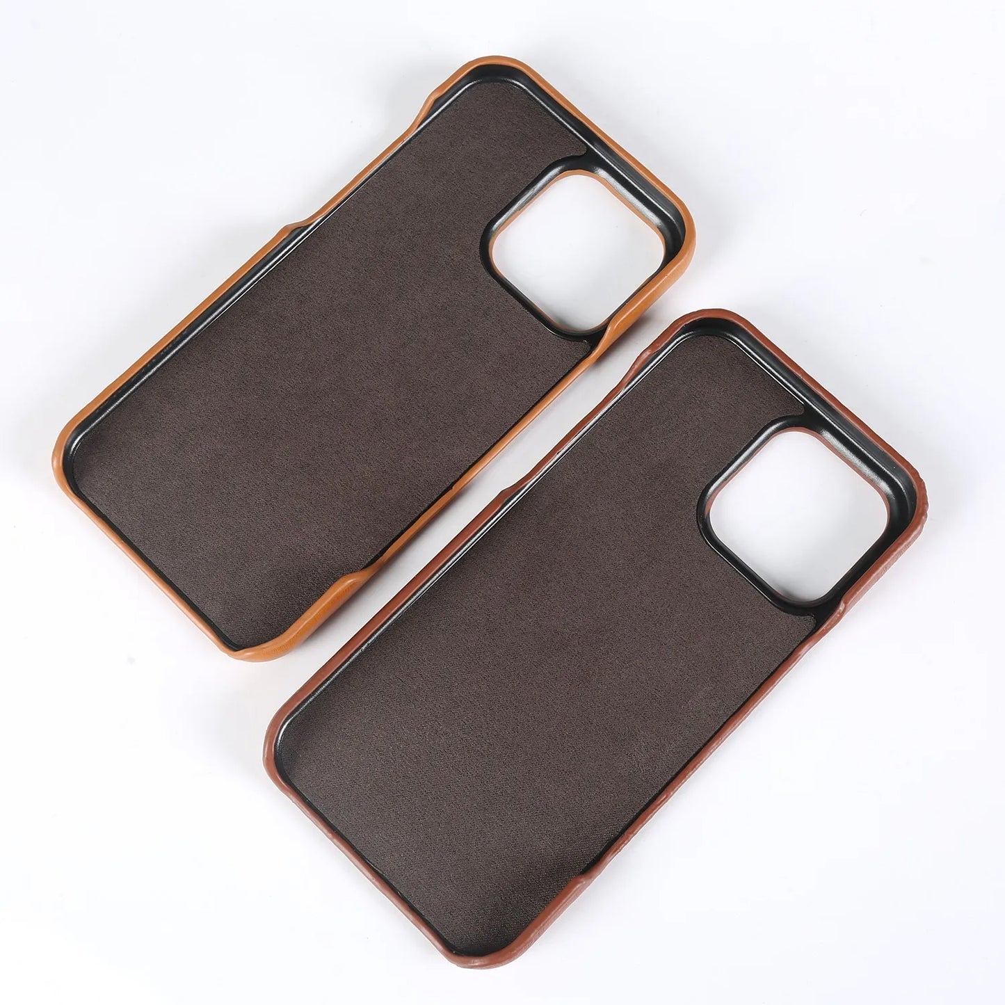 Premium Genuine Leather iPhone Case with Card Slot