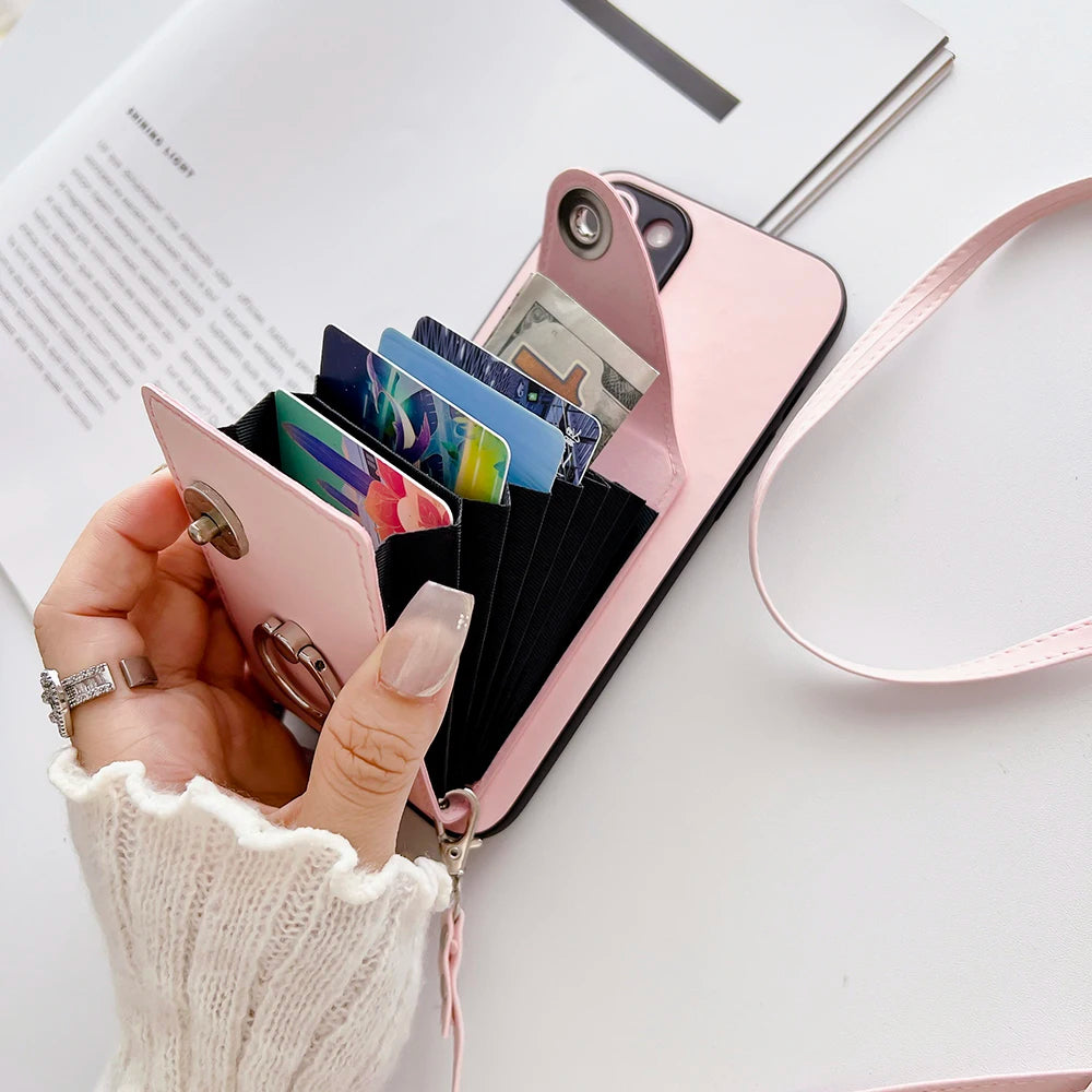 Detachable Strap iPhone Case with Stand Function