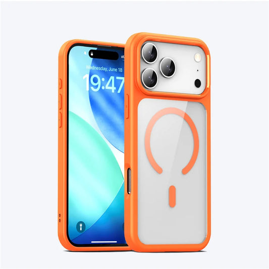 Candy Color MagSafe Shockproof iPhone Bumper Case