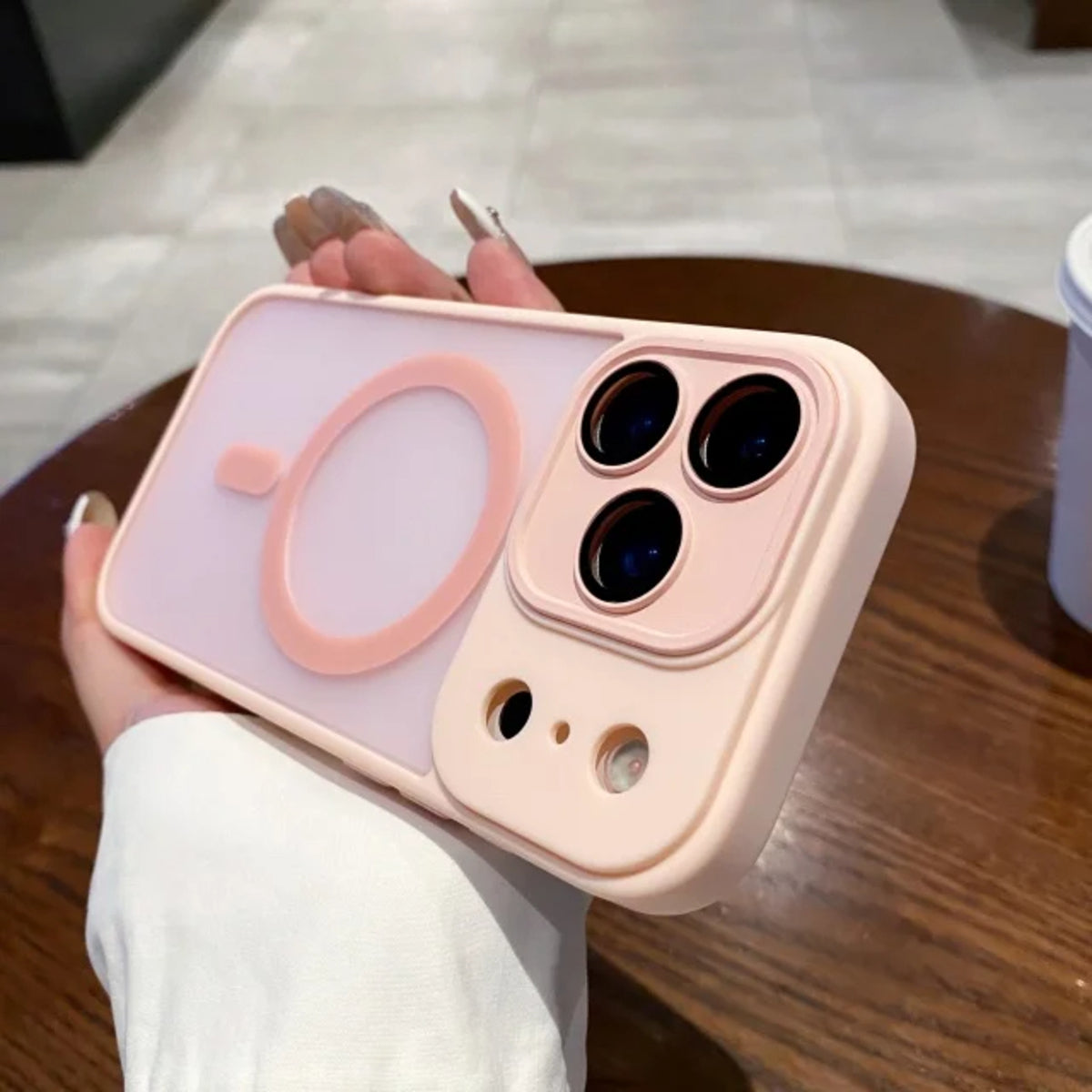 Magnetic Silicone Frame Case for iPhone