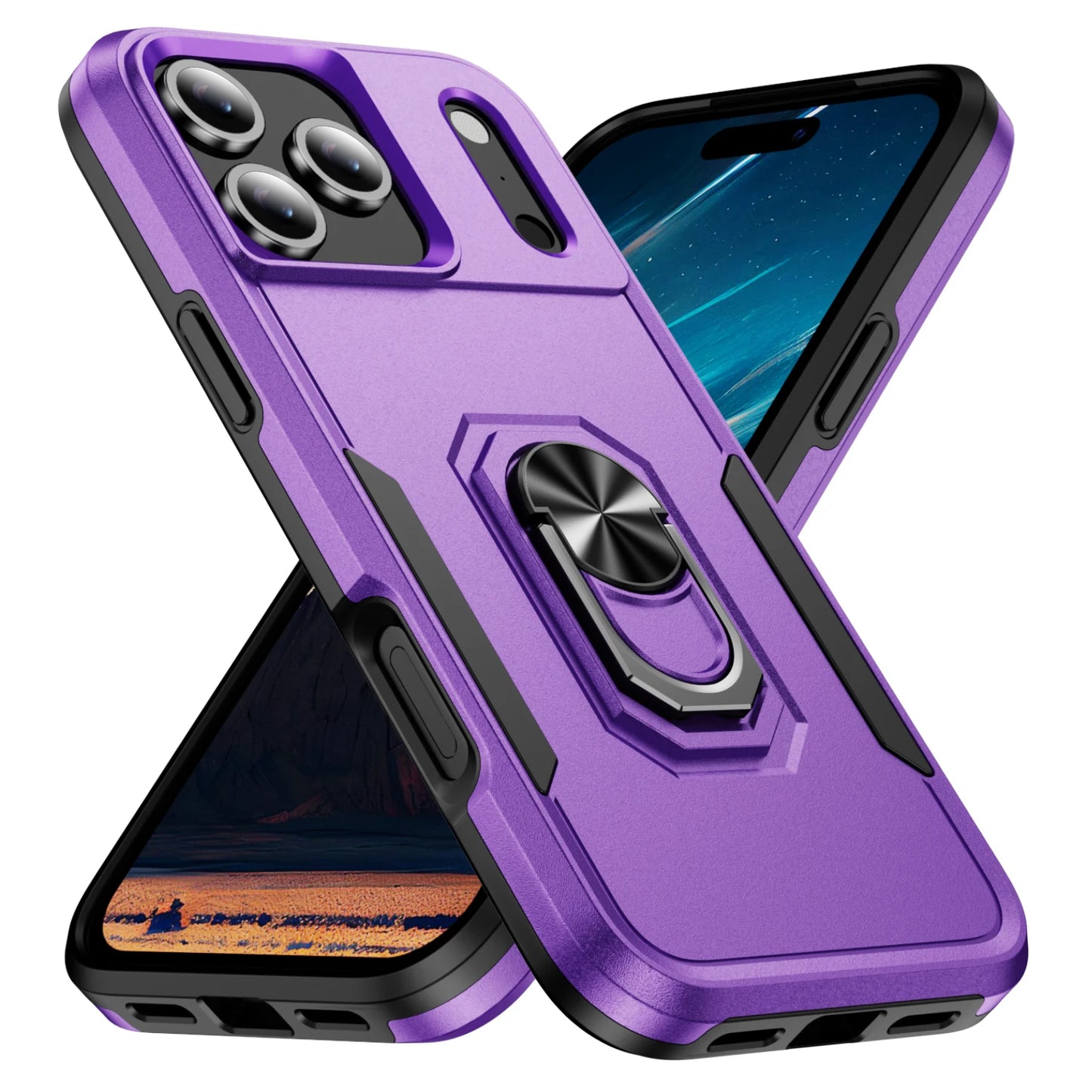 Military Grade Armor Case with Metal Kickstand