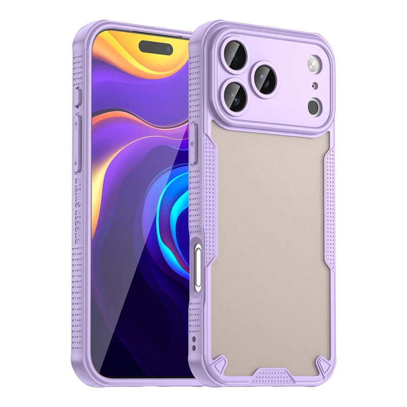 Elegant Frosted Matte iPhone Case Anti-Smudge Design
