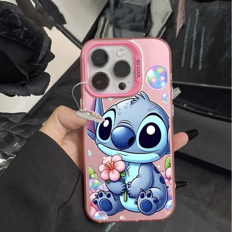 Disney Stitch Angel IMD Art Protective iPhone Case