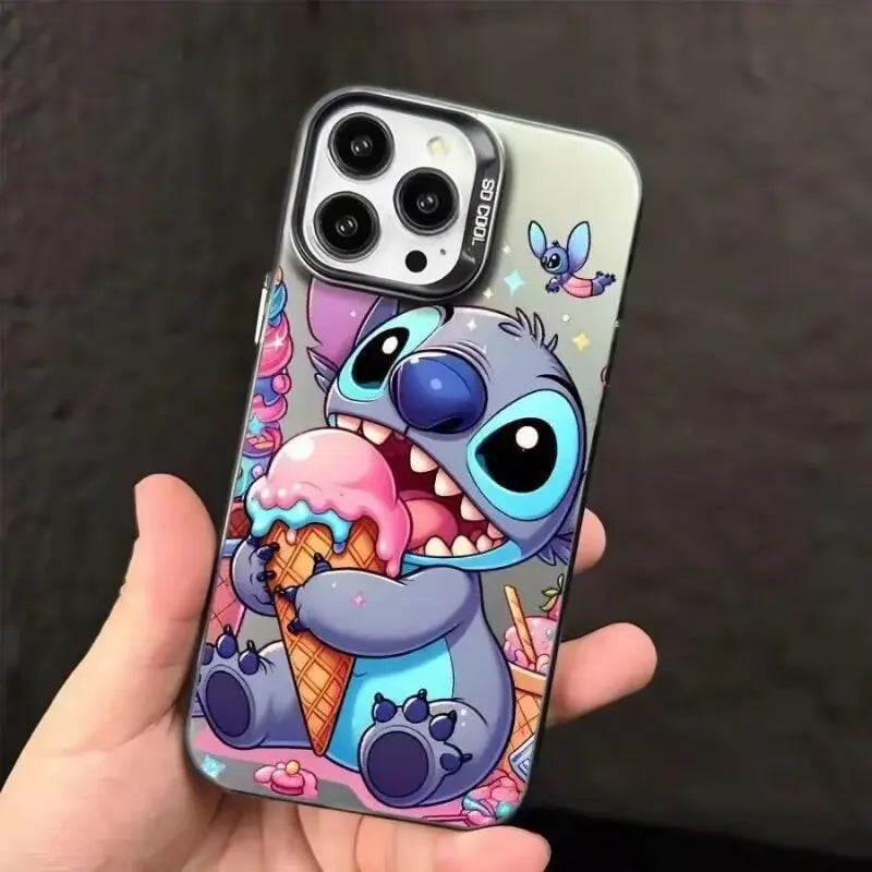 Disney Stitch Angel IMD Art Protective iPhone Case