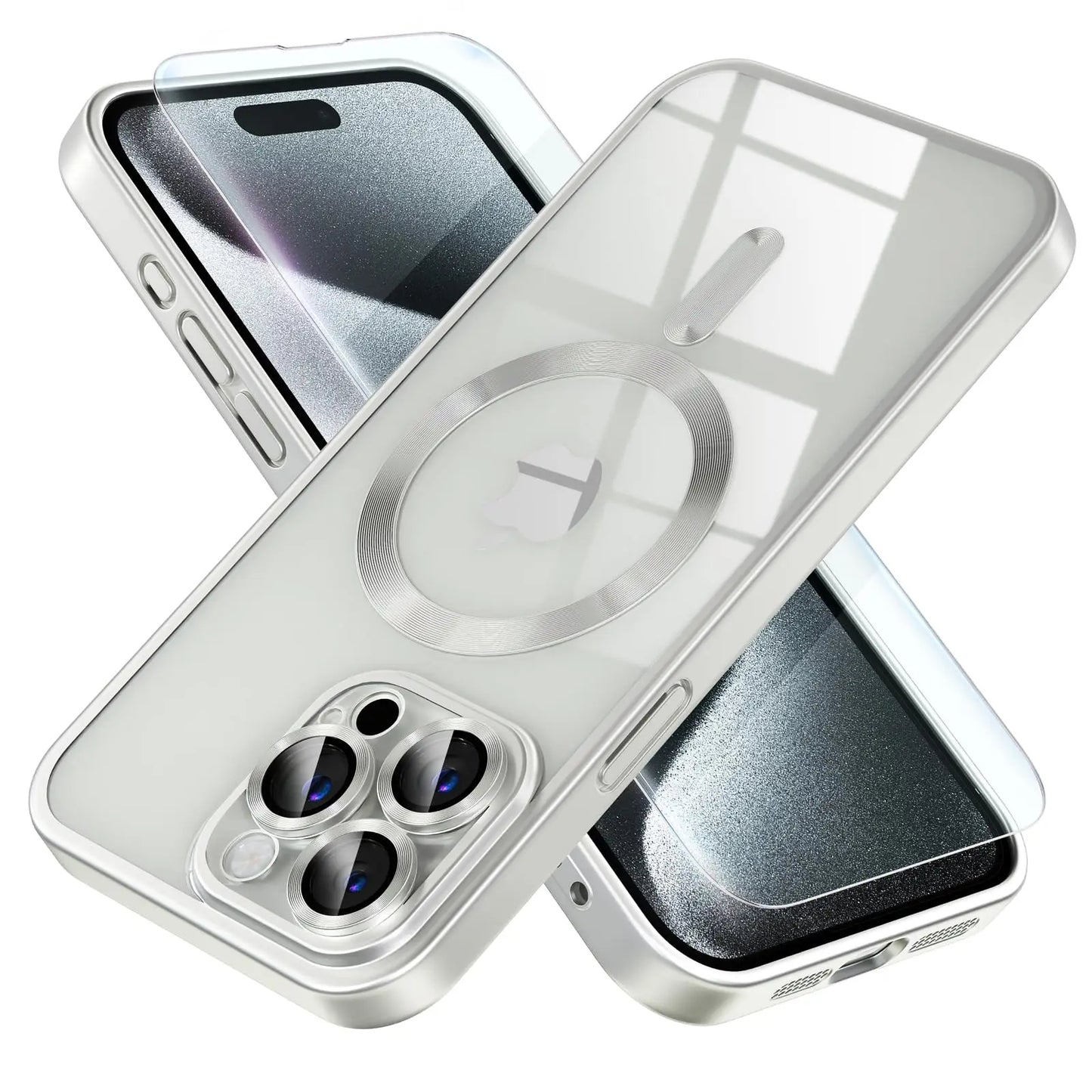 Magnetic Clear Plated iPhone Case with MagSafe
