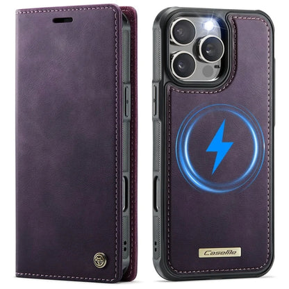 Funda magnética de cuero Magsafe para iPhone