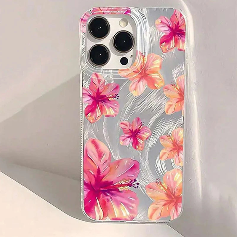 Cute Daisy Blossom Print iPhone Soft Cover