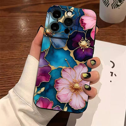 Elegant Vintage Floral Pattern Matte iPhone Cover