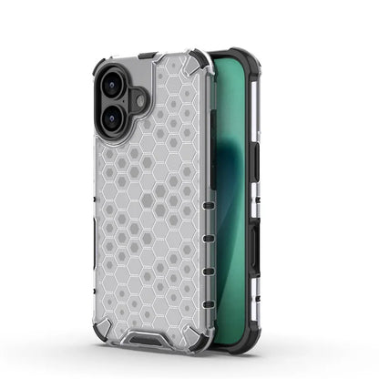Funda rígida y resistente con diseño de panal para iPhone