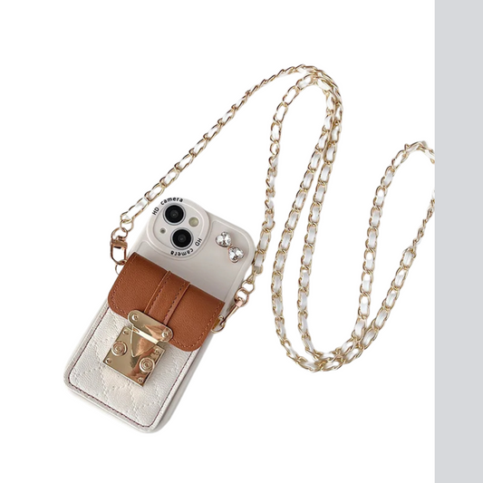 Crystal Bow iPhone Crossbody Case – Chic Style