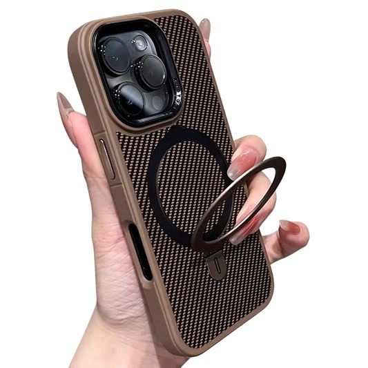 Carbon Fiber MagSafe Hard Back iPhone Case