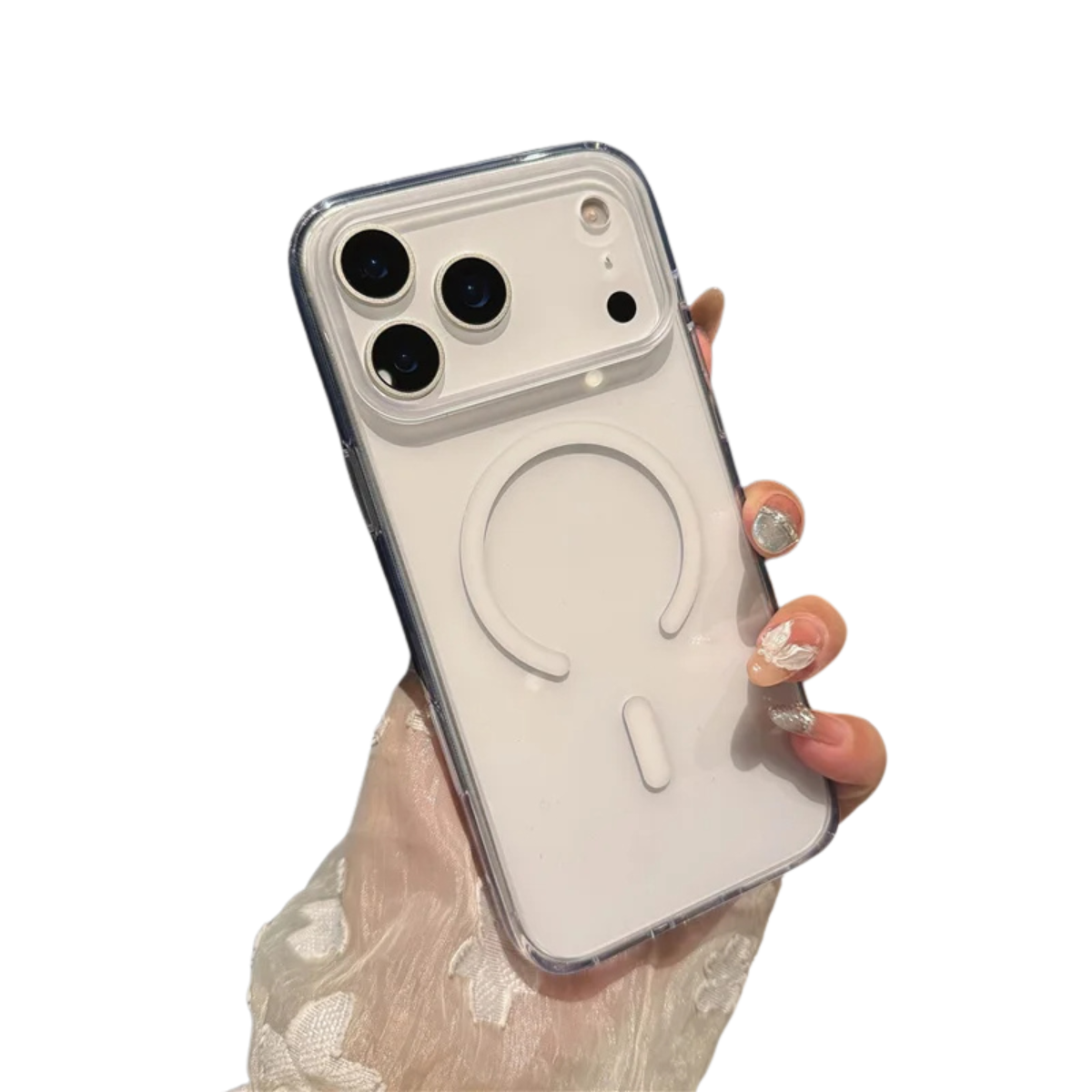 Transparent MagSafe iPhone Case with Camera Guard
