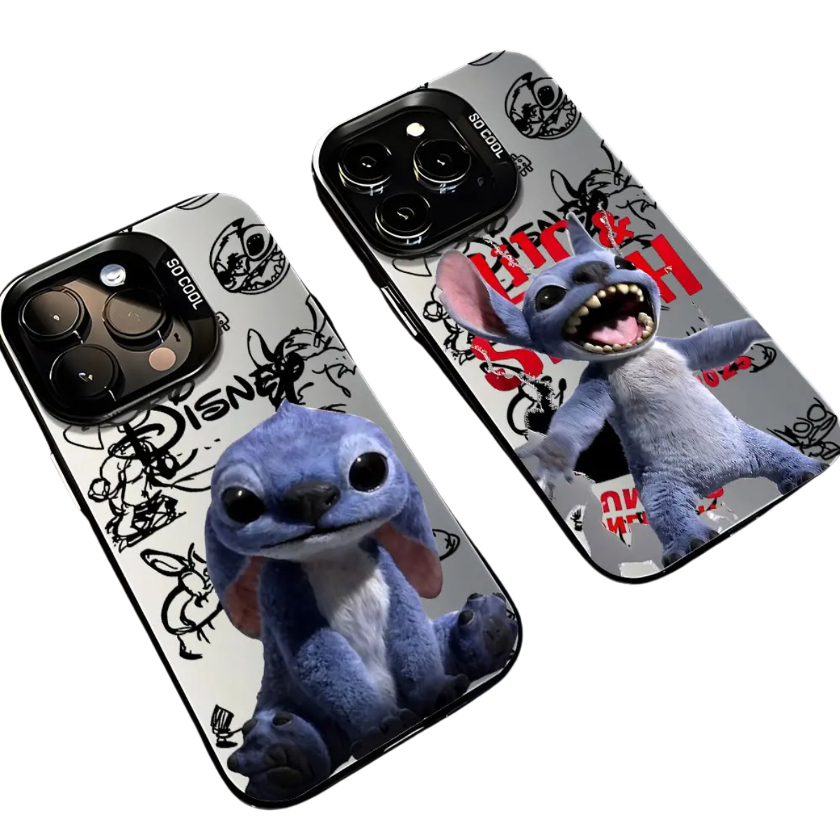 Funny Stitch Movie-Inspired Matte iPhone Cover