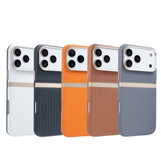 Elegant Magnetic Luggage Leather iPhone Cover