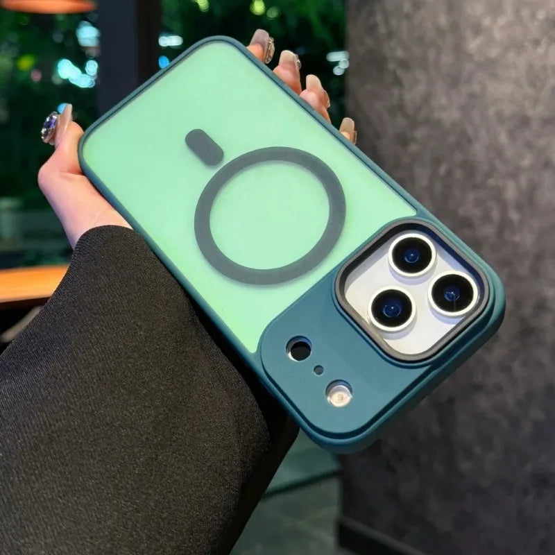 Elegant Matte MagSafe Soft Bumper iPhone Case