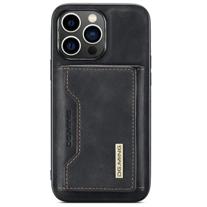 DG.MING Detachable Leather Flip Wallet iPhone Case
