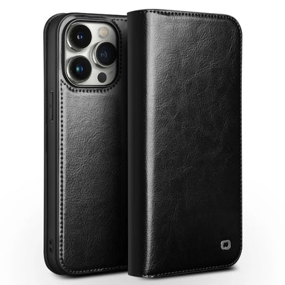 QIALINO Leather iPhone Case – Slim & Stylish