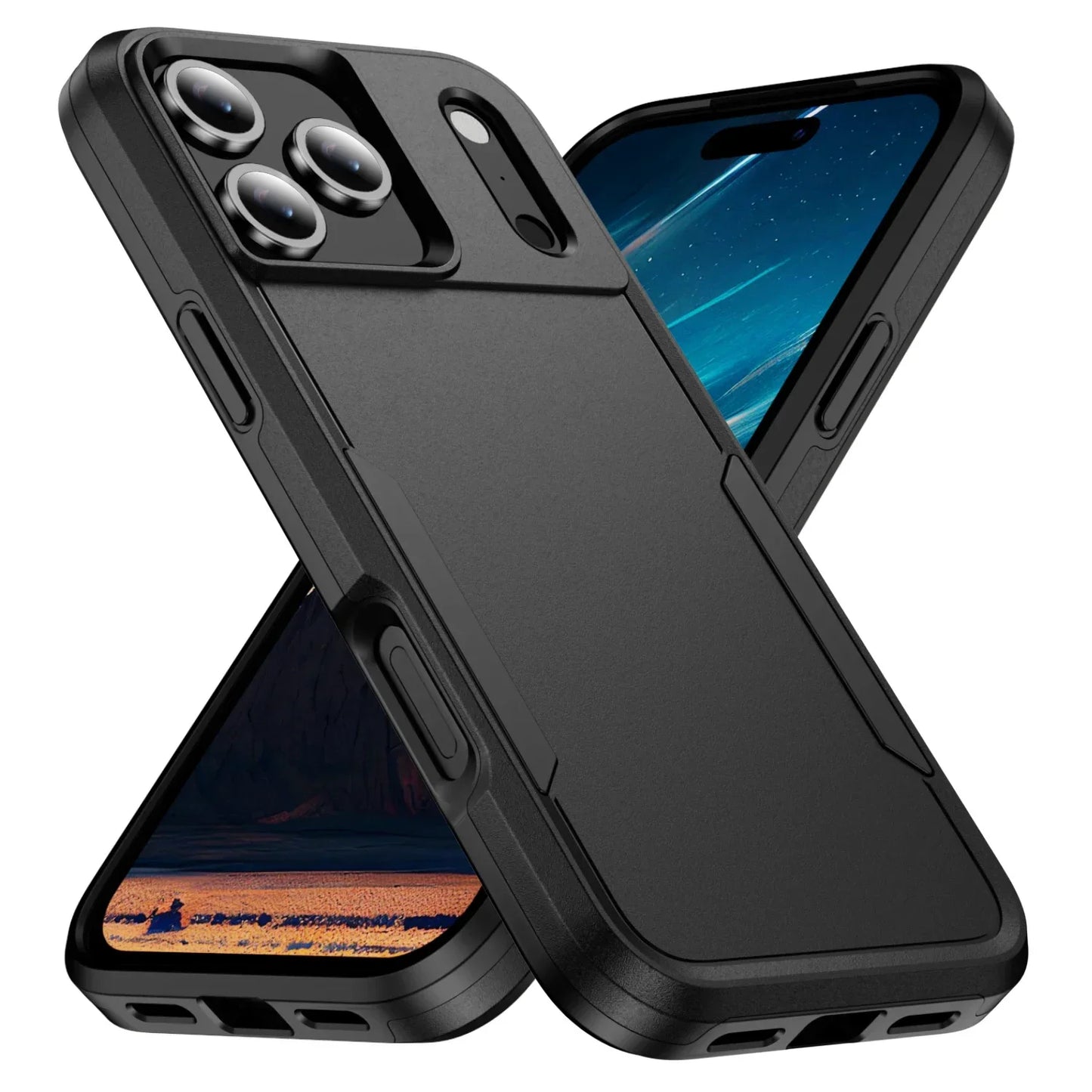 Military Grade Anti-Shock Armor Case for iPhone
