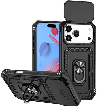 Armor Magnetic iPhone Case with Camera Lens Protector