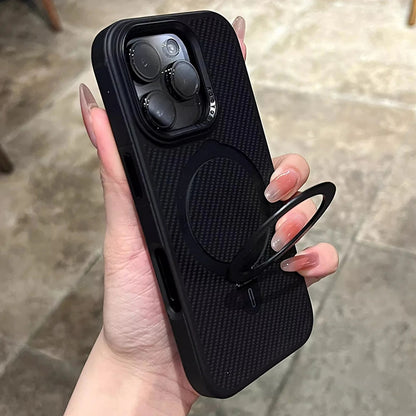 Funda rígida MagSafe de fibra de carbono para iPhone