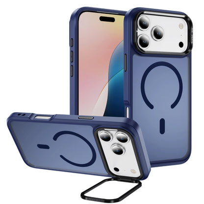 Funda acrílica MagSafe de grado militar para iPhone con soporte