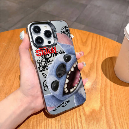 Funny Stitch Movie-Inspired Matte iPhone Cover