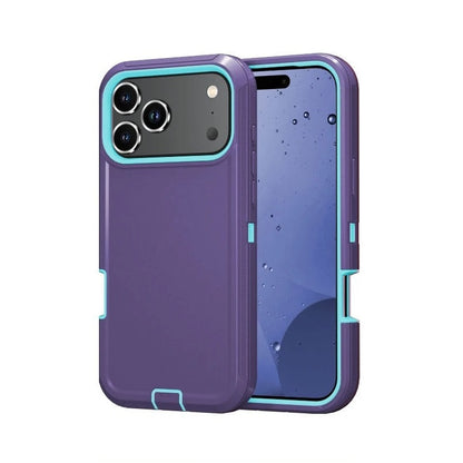 Funda protectora resistente a golpes con clip para cinturón para iPhone