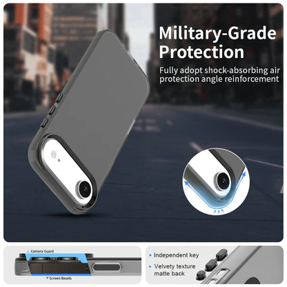 Frosted Matte Silicone Case for iPhone 17 Series