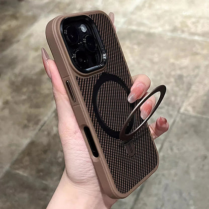 Funda rígida MagSafe de fibra de carbono para iPhone